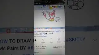 #draw #skitty #pokemon #kmtarts #colouring #mspaint #shorts 5