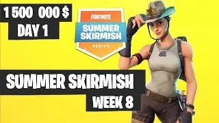 Fortnite Summer Skirmish #PAXWEST Week 8 Day 1 ALL Highlights