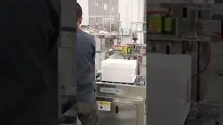 Foam box sealing machine,10-15boxes/min#boxsealer#sealingmachine#Packagingmachine