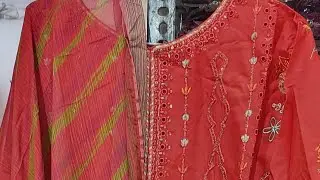 Bin Saeed stitched embroidered suits book ur order@+91 7838524296