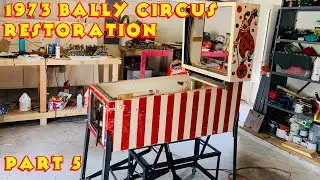 Переустановка оборудования. Реставрация автомата для игры в пинбол Bally Circus EM 1973 года. Час...