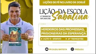 Li&ccedil;&atilde;o da  Esc. Sab. ADULTOS , S&aacute;bado 22/11/25 