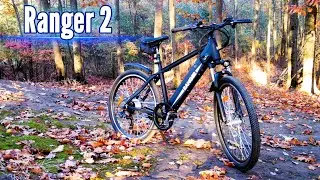 Тест электровелосипеда Nakto Ranger 2 в красивых осенних цветах