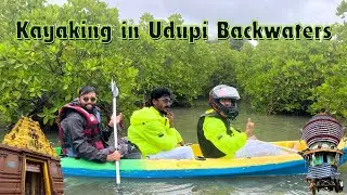 Kayaking in Udupi Backwaters | Ep 3 | Bangalore - Mangalore - Udupi - Gokarna on Meteor 350