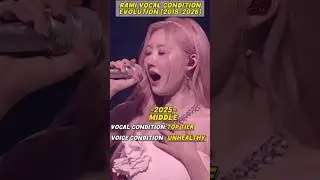 RAMI VOCAL CONDITION EVOLUTION (2018-2026) #babymonster #rami #vocals #shorts #fyp