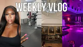 WEEKLY VLOG - SHOPPING SPREE | GYM BABE | SHISHA LOUNGE | CREATING CONTENT | MUSEUM