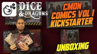 Dice and Dragons - CMON Comics Vol 1 Kickstarter Unboxing