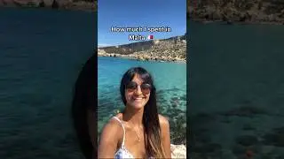 How much I spent in Malta  #malta #travel #shorts