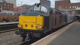 ROG 37611 'Pegasus' hauls brand new MK5 TPE Stock through Walsall - 03/06/19