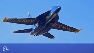 Blue Angel Super Hornet Flying out for Delivery