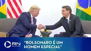Trump diz que Bolsonaro 'é um homem especial'