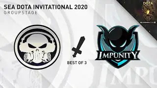 Execration vs Impunity Game 2 (BO3) | Dota SEA Invitational 2020