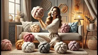 🛋️ RuzRhyth Knot Pillow Ball, Soft Home Decorative Round Throw Pillows Cushion Review 🧸