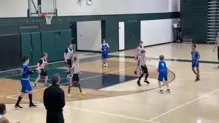 Defensive rebound push transition, 1-2-2 into 2-3 defense.  RYBA 6th Grade Black. Woodbury 1.29.23