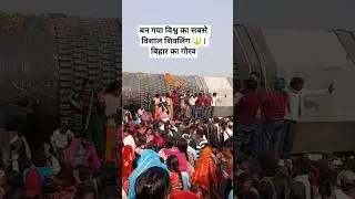 विश्व के सबसे बड़े शिवलिंग का अद्भुत दृश्य 🙏( बिहार ) #shivling #Bihar #shiv #mahadev #shivaparvati