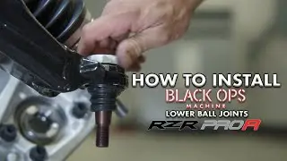 How to Install | BOM Lower Ball Joints | Polaris RZR Pro R