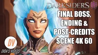 Darksiders III Final Boss Fight, Ending and Post-credits Scene // PC 4K 60 FPS