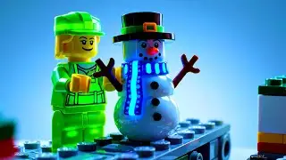 LEGO Neon Holiday Production 🎅 | Ornaments, Garlands & Lights