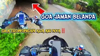 DAH LAMA GA MEMASUKIN GOA INI,BANYAK AIR NYA⁉️#ajnmotovlog #cinematicmotovlog #fypviral #videoshorts
