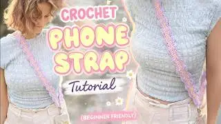 Мастер-класс: ремешок для телефона крючком | Luna Phone Strap ✨