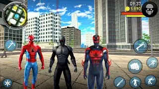 Blue Ninja spider man Part #8 - New Levels 8 superhero. Android Games.