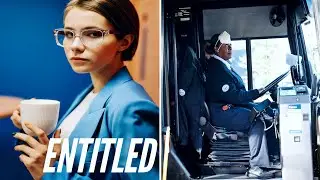 Rude Entitled People In Public | Bus Driver Reacts