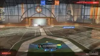 CoryxKenshin Samurai Goalie Shot In Rocket League! Halloween Edition