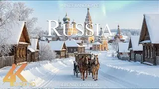Winter in Russia 4K ❄️ Majestic Slavic Architecture, Icy City Streets & Endless White Forests