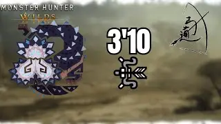 Monster Hunter wilds Beta: Balahara Bow Solo 3'10
