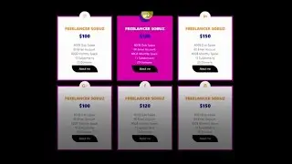 Best Free HTML CSS Cards Designs | Pure CSS Card Examples | Wpshopmart