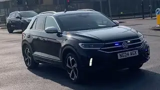 Unmarked T-Roc R Tactical Vehicle Interception Unit Responding Greater Manchester Police