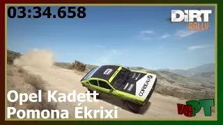 Dirt Rally - Opel Kadett - Pomona &Eacute;krixi