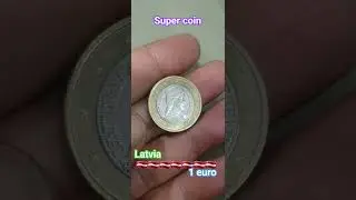 Latvia 1 Euro Coin #ytshorts #coins #rarecoins #rare
