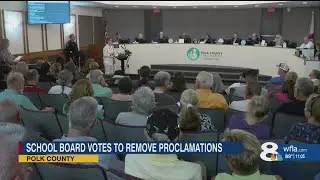 Polk County School Board votes to remove proclamations