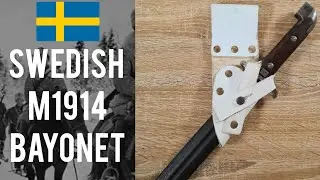Swedish M1914 bayonet for the M1894/14 carbine and M/45 C SMG