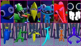 The Real 6 Morphs What If I Became Everyone Monster 💀 Attack Friend [ Rainbow Friend 2 ] ROBLOX 