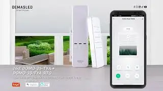 Smart Switch Con Motor Para Cortinas y su Control Remoto - DEMASLED Smart House