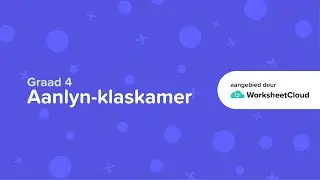 Graad 4 - Wiskunde - Probleemoplossing  / WorksheetCloud Video Lesson