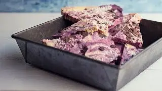 Unicorn Frozen Yogurt Bark | Slenderberry