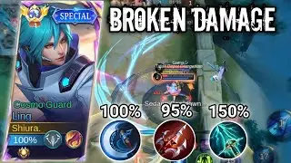 LING BUILD SKY PIERCER 9999% TRUE DAMAGE? -TUTORIAL LING