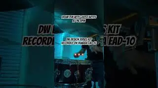 Drum Practice Fun - Ghost Notes 🎶 #drums #drummer #dwdrums #zildjian #practice #ead10