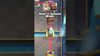 How It Works vs How It Should Work (Monk vs Royal Delivery) 🤣 #clashroyale