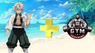 Demon Slayer character's ; X gym🏋🚴💪 mode💗