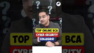 🤩Top Online BCA Colleges 2025✅Online BCA Cybersecurity Course #shorts #bca #cybersecurity #onlinebca