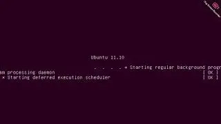 Ubuntu 11.10 Startup and Shutdown