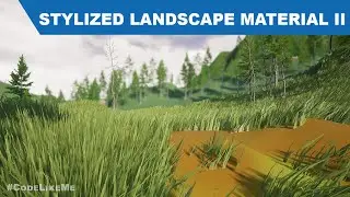 Unreal Stylized Landscape Material - Distance Based Color Blending - UE4 Tutorials #292