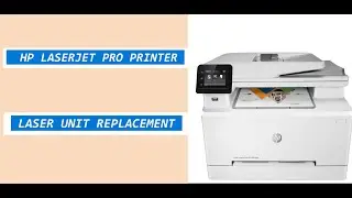HP Printer Laser Unit Replacement - How to Remove Laser Unit System