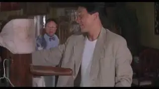 Jackie Chan   training with Wooden Dummy