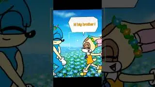 Sonic and Cream as brother and sister #template #tiktokvideo #sonicthehedgehog #siblings #capcut