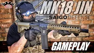 GAMEPLAY MK18 Bushido JIN de SAIGO | Airsoft Review en Espa&ntilde;ol